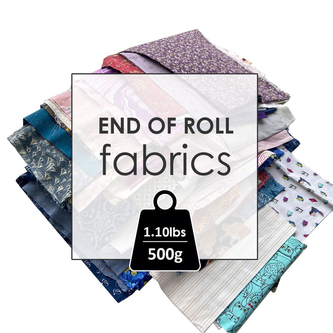 The Sewing Studio Fabric Pre Cuts The Sewing Studio End of roll fabric 500g (1.10Lbs)  - The Sewing Studio