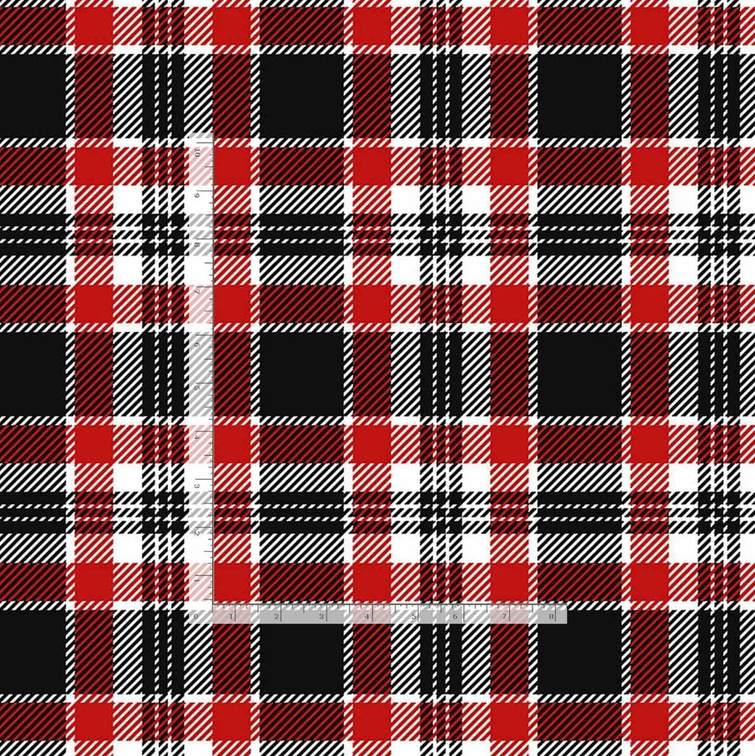 Timeless Treasures Fabric Fleece Softie Minky Fabric Silent Night Holiday Plaid  - The Sewing Studio