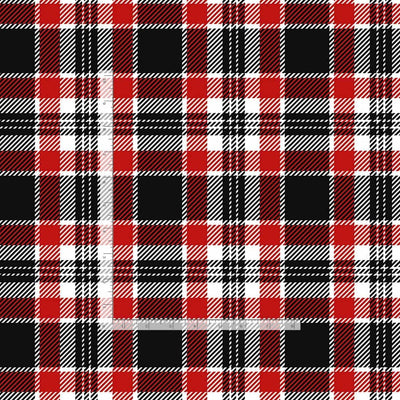 Softie Minky Fabric Silent Night Holiday Plaid