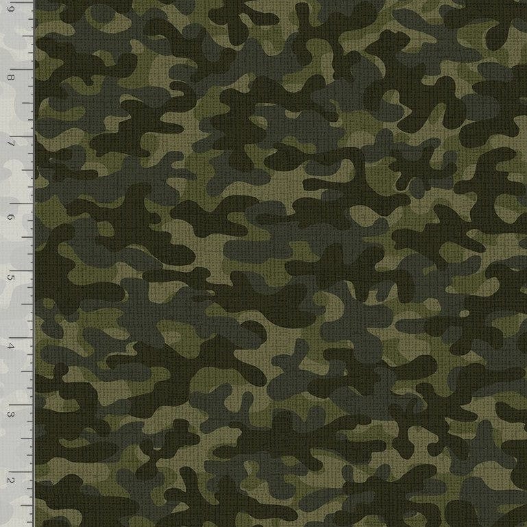 Timeless Treasures Fabric Timeless Treasures Fabric Camouflage Green  - The Sewing Studio