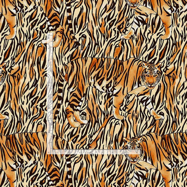 Timeless Treasures Fabric Timeless Treasures Fabric Tiger Print Tiger  - The Sewing Studio for sale UK - The Sewing Studio