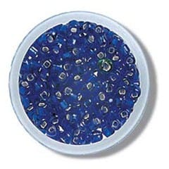 Trimits Beads Sequins Accessories Beads: Rocailles: Royal Blue: 8g in a pack  - The Sewing Studio