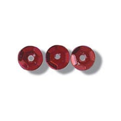 Trimits Beads Sequins Accessories Sequins: Cup: 5mm: Red: Pack of 500  - The Sewing Studio