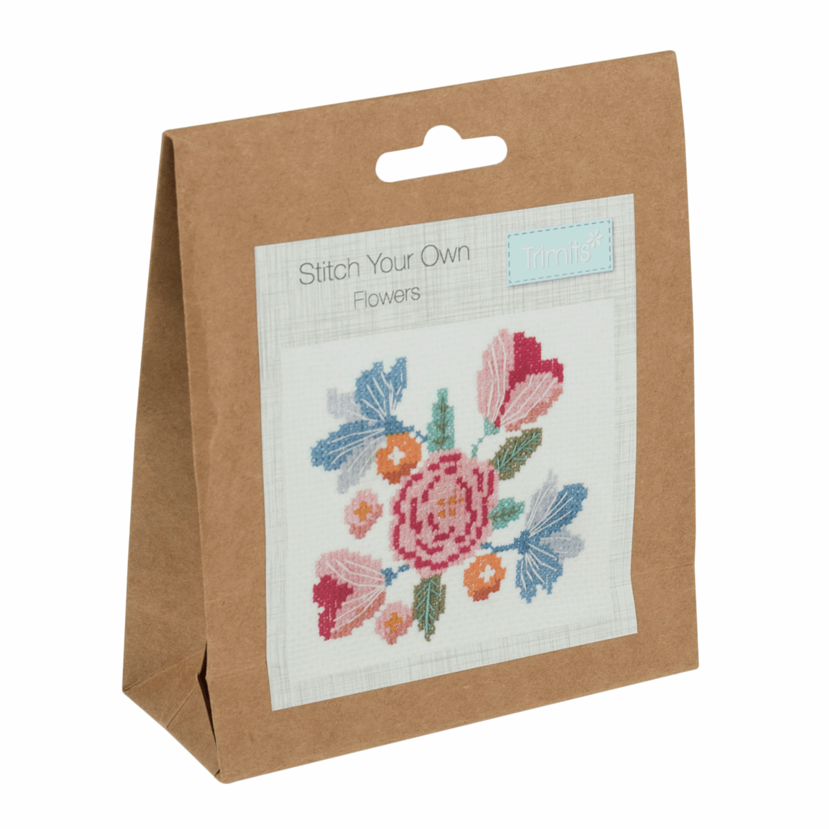 Trimits Cross Stitch Kits Cross Stitch Kit Flowers  - The Sewing Studio