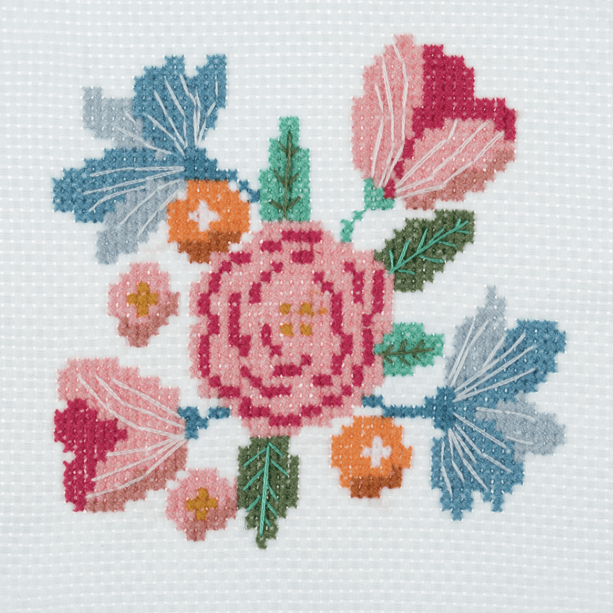 Trimits Cross Stitch Kits Cross Stitch Kit Flowers  - The Sewing Studio