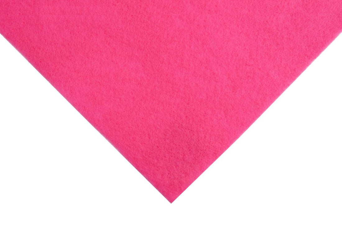 Trimits Felt 23x30cm Acrylic Felt Shocking Pink  - The Sewing Studio