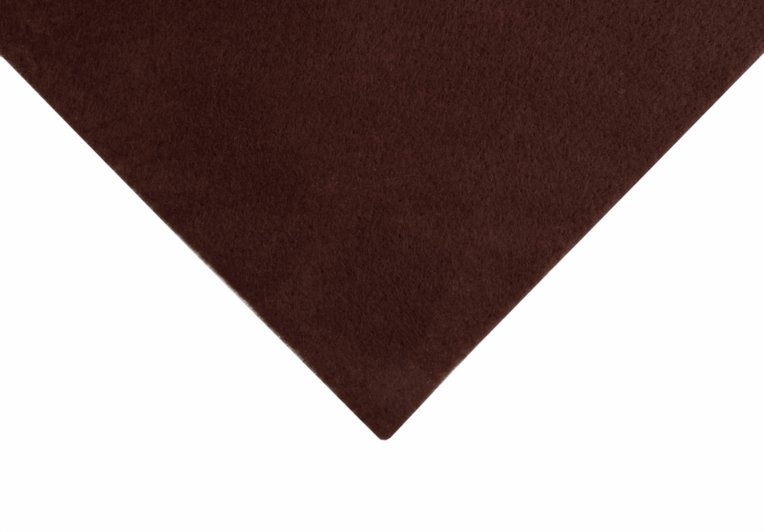 Trimits Felt Acrylic Felt Brown 90cm Wide Price Per Quarter Metre  - The Sewing Studio