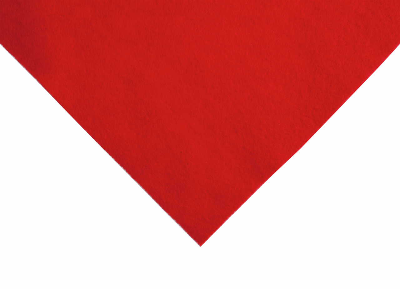 Trimits Felt Acrylic Felt Red 90cm Wide Price Per Quarter Metre  - The Sewing Studio