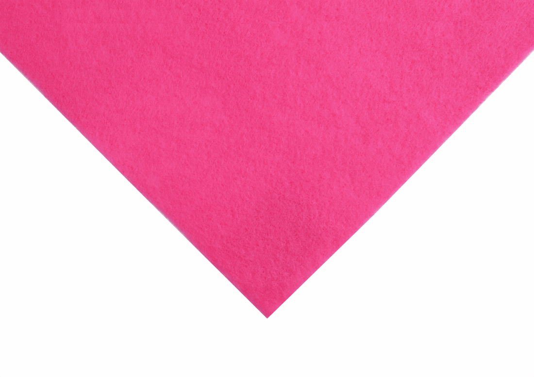 Trimits Felt Acrylic Felt Shocking Pink  90cm Wide Price Per Quarter Metre  - The Sewing Studio