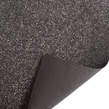 Trimits Felt Glitter Felt Fabric Sheet Pewter 23cm x 30cm  - The Sewing Studio for sale UK - The Sewing Studio