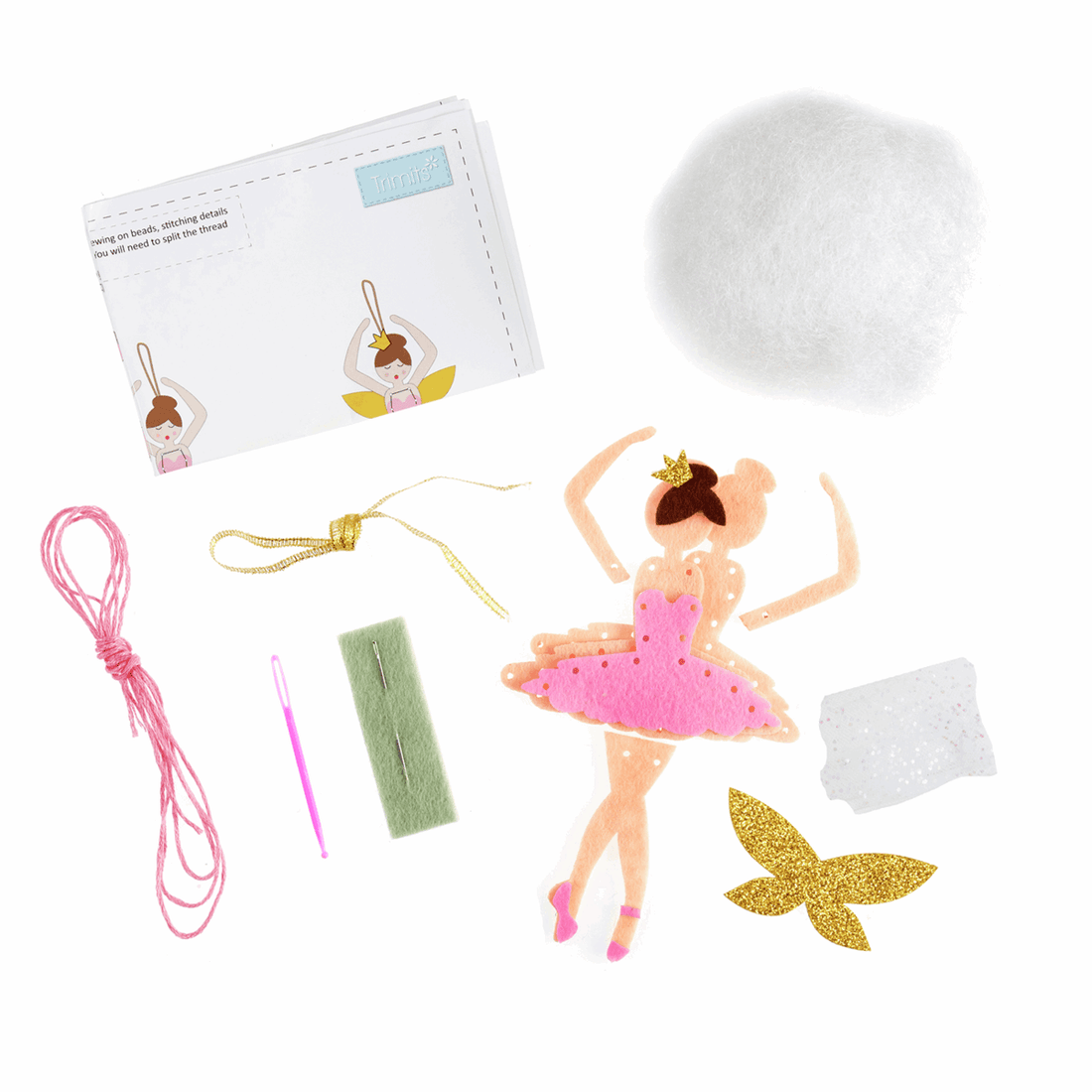 Trimits Felting Kits Felt Kit Christmas Sugar Plum Fairy  - The Sewing Studio