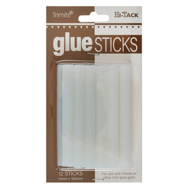 Trimits Glues and Adhesives Glue Gun Refill Sticks 11mm x 100mm 12 Pieces  - The Sewing Studio for sale UK - The Sewing Studio