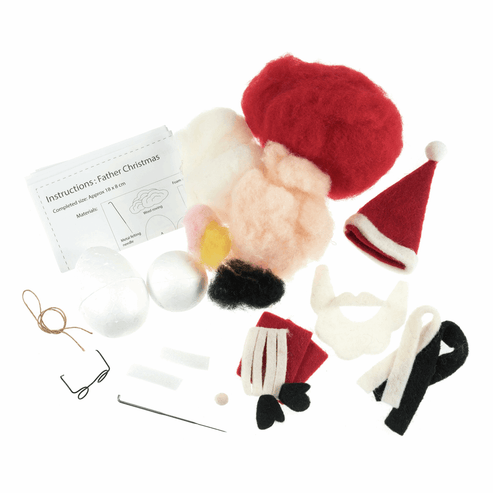 Trimits Needle Felting Kits Needle Felting Kit Father Christmas  - The Sewing Studio