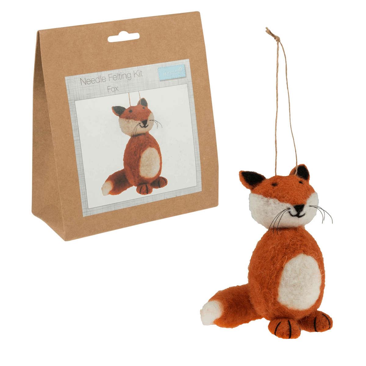 Trimits Needle Felting Kits Needle Felting Kit Fox  - The Sewing Studio