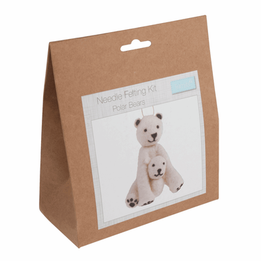 Trimits Needle Felting Kits Needle Felting Kit Polar Bear  - The Sewing Studio for sale UK - The Sewing Studio