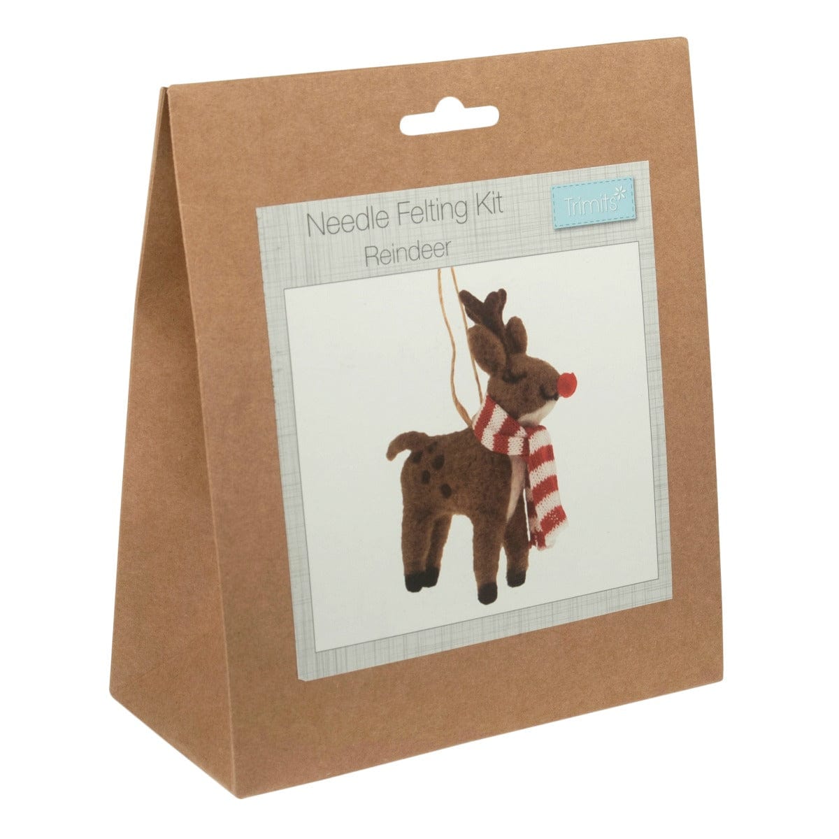 Trimits Needle Felting Kits Needle Felting Kit Reindeer With Scarf  - The Sewing Studio