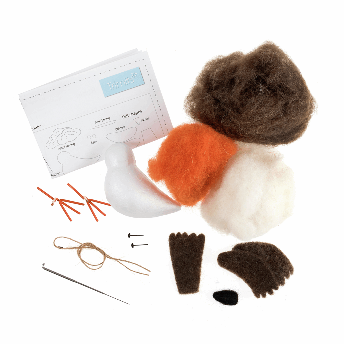 Trimits Needle Felting Kits Needle Felting Kit Robin  - The Sewing Studio