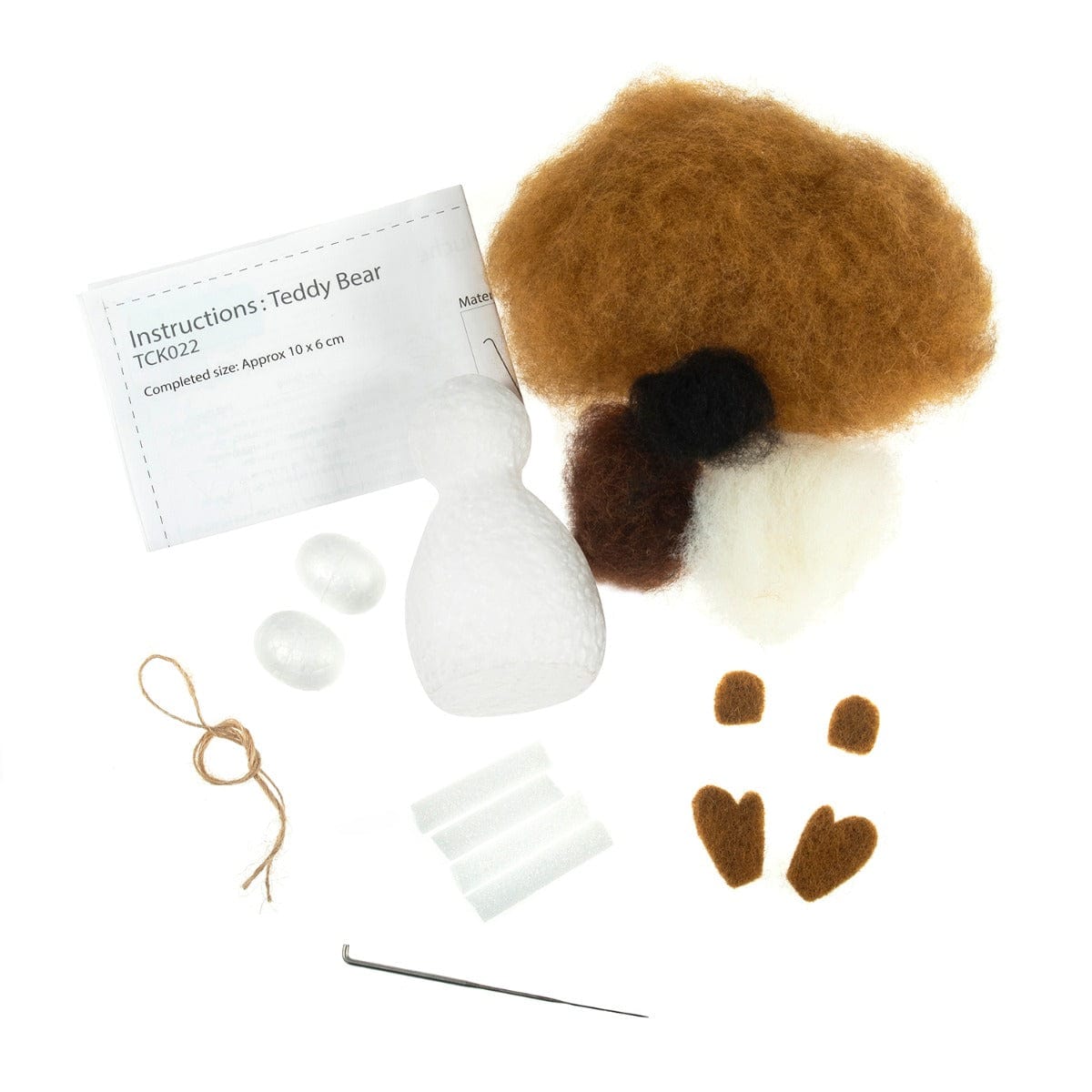 Trimits Needle Felting Kits Needle Felting Kit Teddy Bear  - The Sewing Studio