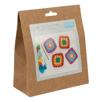 Trimits Sewing Kits My First Crochet Kit Granny Squares  - The Sewing Studio