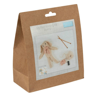 Trimits Sewing Kits My First Knitting Kit Bunny  - The Sewing Studio for sale UK - The Sewing Studio