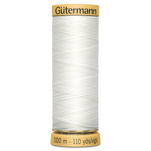 Gutermann Cotton Thread 100M Colour White